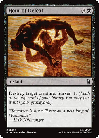 Image for Hour of Defeat (99) [Marvel Super Heroes] (MSH) - Magic: The Gathering