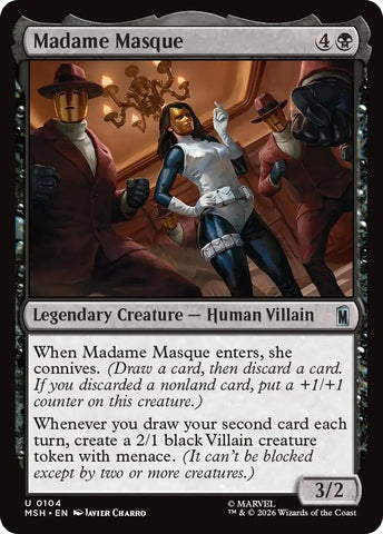 Image for Madame Masque (104) [Marvel Super Heroes] (MSH) - Magic: The Gathering