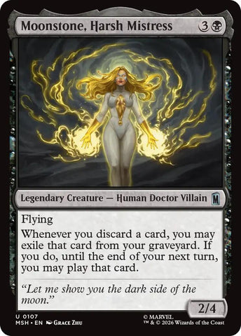 Image for Moonstone, Harsh Mistress (107) [Marvel Super Heroes] (MSH) - Magic: The Gathering