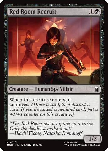 Image for Red Room Recruit (110) [Marvel Super Heroes] (MSH) - Magic: The Gathering