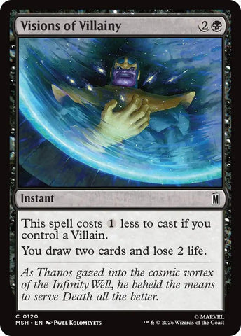 Image for Visions of Villainy (120) [Marvel Super Heroes] (MSH) - Magic: The Gathering
