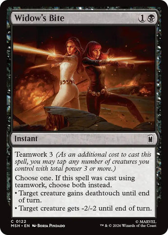 Image for Widow's Bite (122) [Marvel Super Heroes] (MSH) - Magic: The Gathering