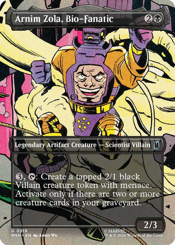 Image for Arnim Zola, Bio-Fanatic (Borderless) (319) [Marvel Super Heroes] (MSH) - Magic: The Gathering
