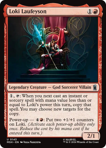Image for Loki Laufeyson (143) [Marvel Super Heroes] (MSH) - Magic: The Gathering