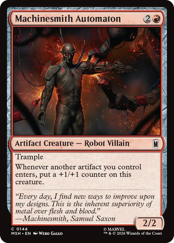 Image for Machinesmith Automaton (144) [Marvel Super Heroes] (MSH) - Magic: The Gathering