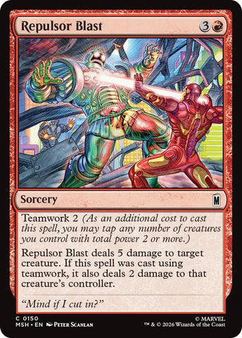 Image for Repulsor Blast (150) [Marvel Super Heroes] (MSH) - Magic: The Gathering