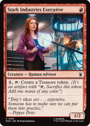 Image for Stark Industries Executive (153) [Marvel Super Heroes] (MSH) - Magic: The Gathering