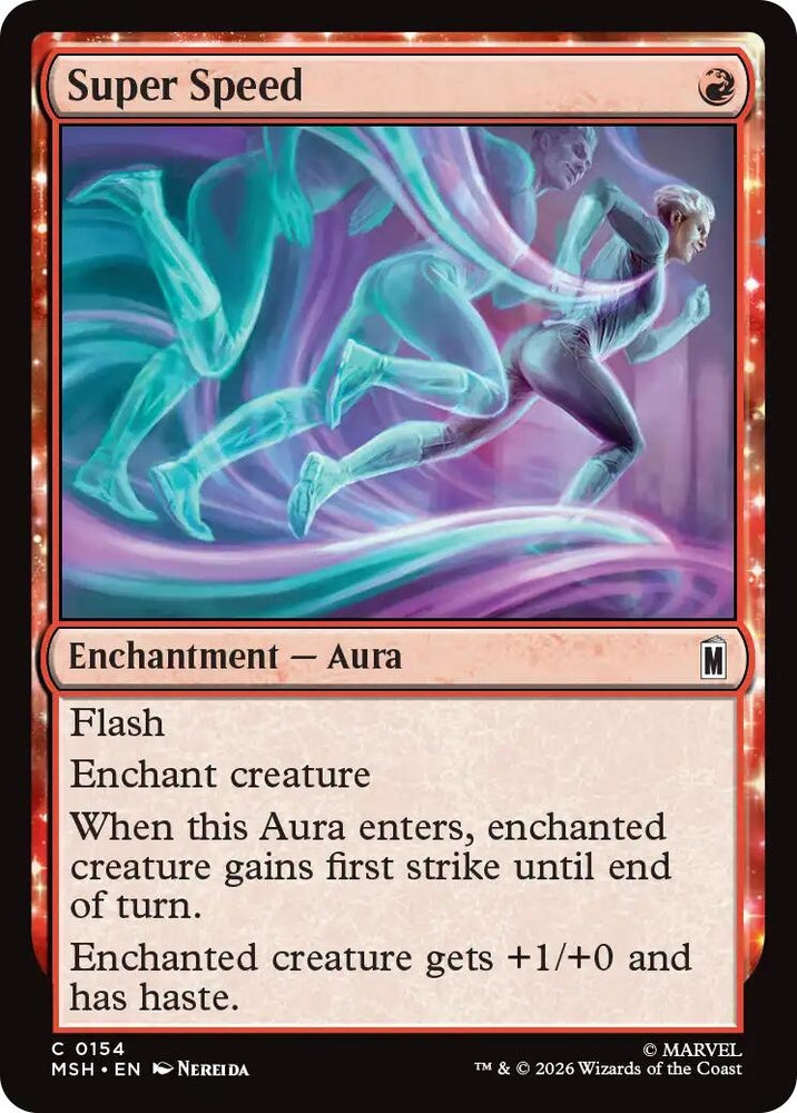 Image for Super Speed (154) [Marvel Super Heroes] (MSH) - Magic: The Gathering