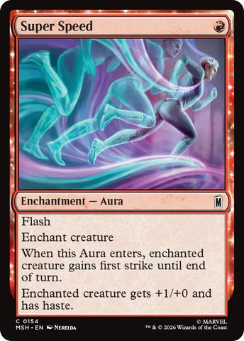 Image for Super Speed (154) [Marvel Super Heroes] (MSH) - Magic: The Gathering
