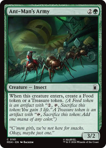 Image for Ant-Man's Army (161) [Marvel Super Heroes] (MSH) - Magic: The Gathering