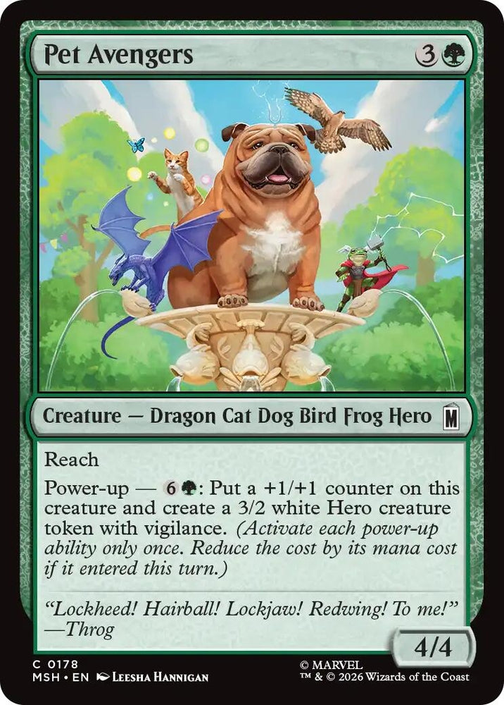 Image for Pet Avengers (178) [Marvel Super Heroes] (MSH) - Magic: The Gathering