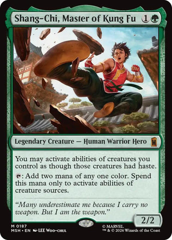 Image for Shang-Chi, Master of Kung Fu (187) [Marvel Super Heroes] (MSH) - Magic: The Gathering