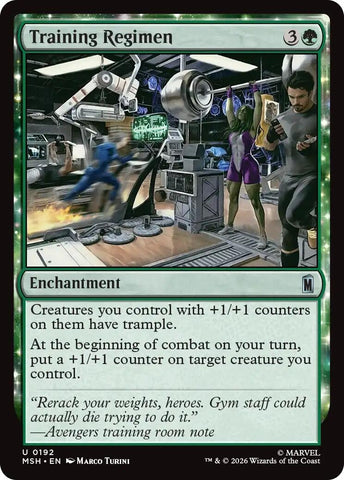Image for Training Regimen (192) [Marvel Super Heroes] (MSH) - Magic: The Gathering