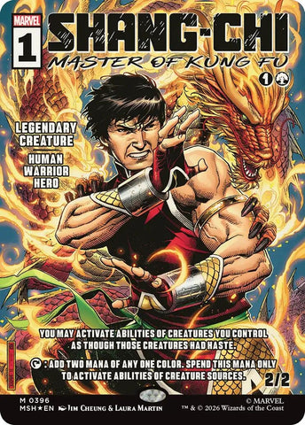 Image for Shang-Chi, Master of Kung Fu (Borderless) (0396) (396) [Marvel Super Heroes] (MSH) - Magic: The Gathering