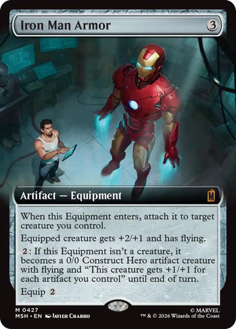Image for Iron Man Armor (Extended Art) (427) [Marvel Super Heroes] (MSH) - Magic: The Gathering