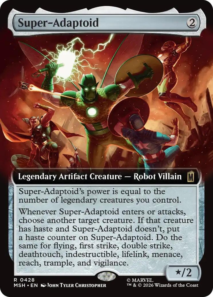Image for Super-Adaptoid (Extended Art) (428) [Marvel Super Heroes] (MSH) - Magic: The Gathering