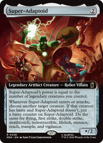 Image for Super-Adaptoid (Extended Art) (428) [Marvel Super Heroes] (MSH) - Magic: The Gathering