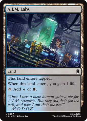 Image for A.I.M. Labs (257) [Marvel Super Heroes] (MSH) - Magic: The Gathering