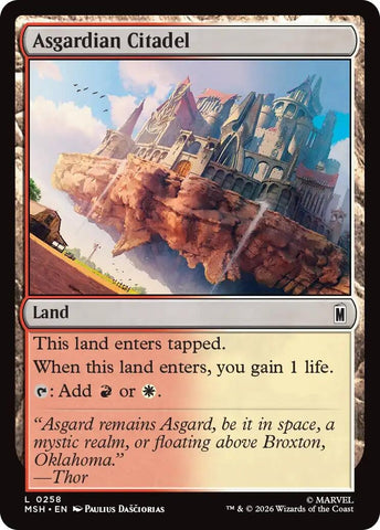 Image for Asgardian Citadel (258) [Marvel Super Heroes] (MSH) - Magic: The Gathering