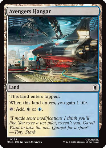 Image for Avengers Hangar (259) [Marvel Super Heroes] (MSH) - Magic: The Gathering