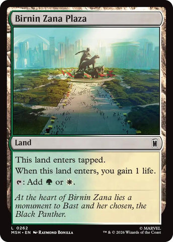 Image for Birnin Zana Plaza (262) [Marvel Super Heroes] (MSH) - Magic: The Gathering