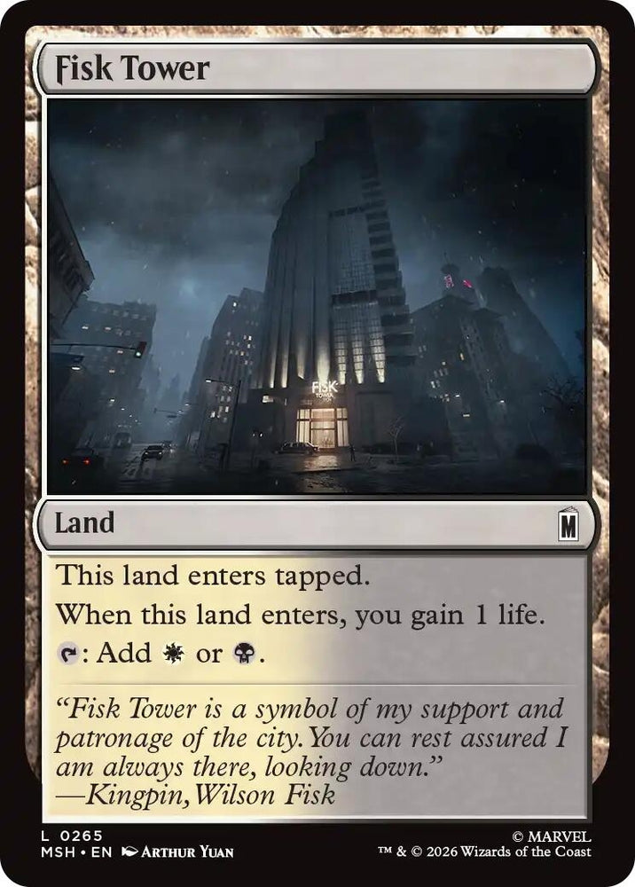 Image for Fisk Tower (265) [Marvel Super Heroes] (MSH) - Magic: The Gathering