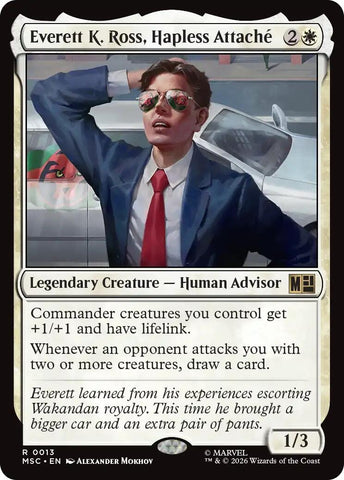 Image for Everett K. Ross, Hapless Attache (13) [Commander: Marvel Super Heroes] (MSC) - Magic: The Gathering