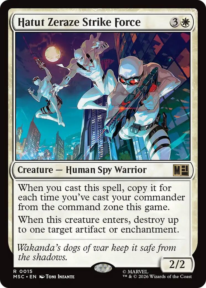 Image for Hatut Zeraze Strike Force (15) [Commander: Marvel Super Heroes] (MSC) - Magic: The Gathering