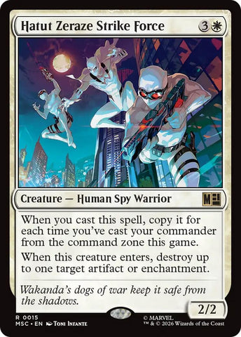 Image for Hatut Zeraze Strike Force (15) [Commander: Marvel Super Heroes] (MSC) - Magic: The Gathering