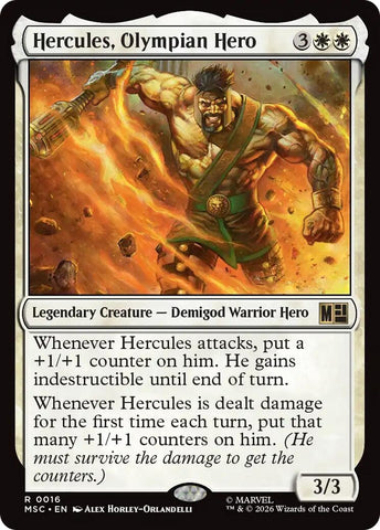 Image for Hercules, Olympian Hero (16) [Commander: Marvel Super Heroes] (MSC) - Magic: The Gathering