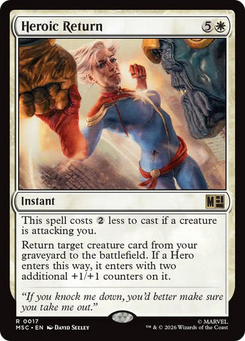 Image for Heroic Return (17) [Commander: Marvel Super Heroes] (MSC) - Magic: The Gathering