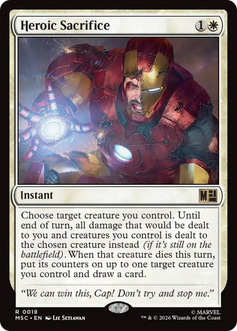 Image for Heroic Sacrifice (18) [Commander: Marvel Super Heroes] (MSC) - Magic: The Gathering