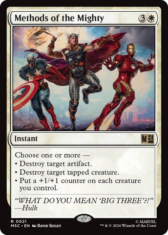 Image for Methods of the Mighty (21) [Commander: Marvel Super Heroes] (MSC) - Magic: The Gathering