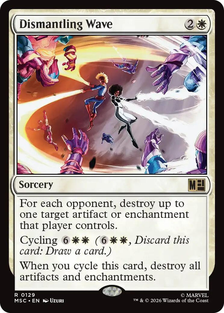 Dismantling Wave (129) [Commander: Marvel Super Heroes] (MSC)