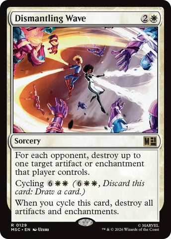 Dismantling Wave (129) [Commander: Marvel Super Heroes] (MSC)