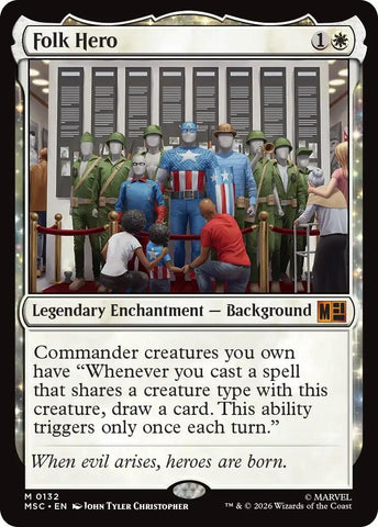Folk Hero (132) [Commander: Marvel Super Heroes] (MSC)