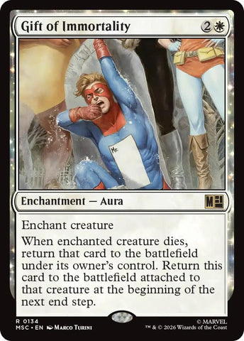 Gift of Immortality (134) [Commander: Marvel Super Heroes] (MSC)
