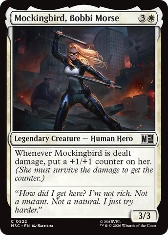 Image for Mockingbird, Bobbi Morse (0522) (522) [Commander: Marvel Super Heroes] (MSC) - Magic: The Gathering