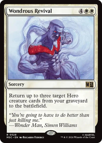 Image for Wondrous Revival (528) [Commander: Marvel Super Heroes] (MSC) - Magic: The Gathering