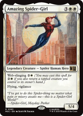 Image for Amazing Spider-Girl (583) [Commander: Marvel Super Heroes] (MSC) - Magic: The Gathering
