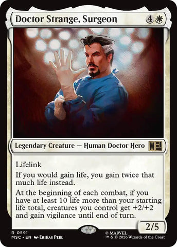 Image for Doctor Strange, Surgeon (591) [Commander: Marvel Super Heroes] (MSC) - Magic: The Gathering