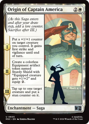 Image for Origin of Captain America (605) [Commander: Marvel Super Heroes] (MSC) - Magic: The Gathering