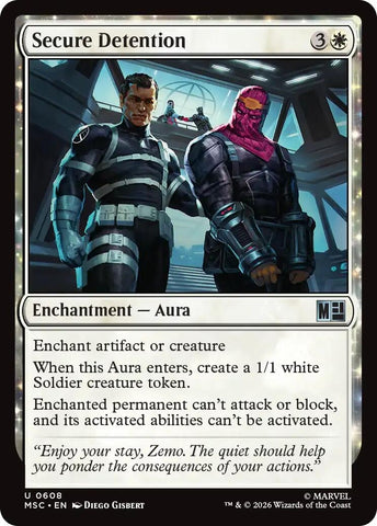 Image for Secure Detention (608) [Commander: Marvel Super Heroes] (MSC) - Magic: The Gathering