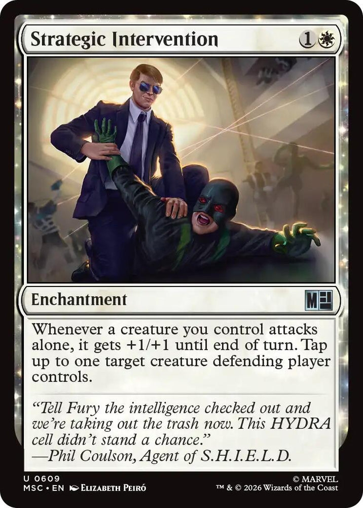 Image for Strategic Intervention (609) [Commander: Marvel Super Heroes] (MSC) - Magic: The Gathering