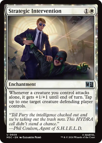 Image for Strategic Intervention (609) [Commander: Marvel Super Heroes] (MSC) - Magic: The Gathering