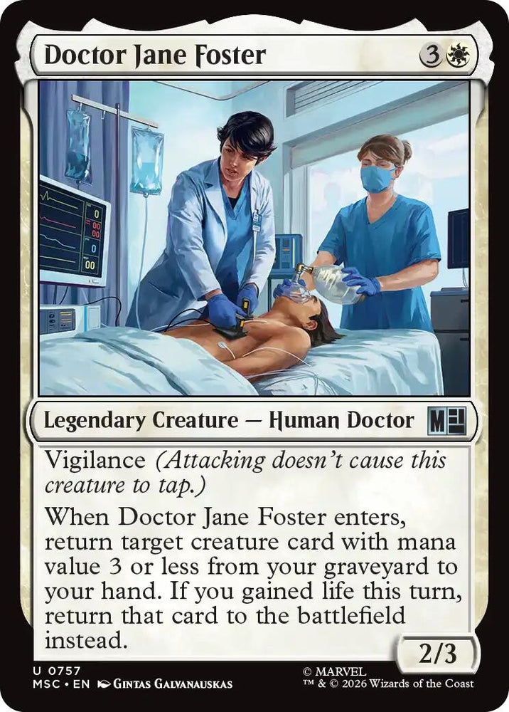 Image for Doctor Jane Foster (757) [Commander: Marvel Super Heroes] (MSC) - Magic: The Gathering
