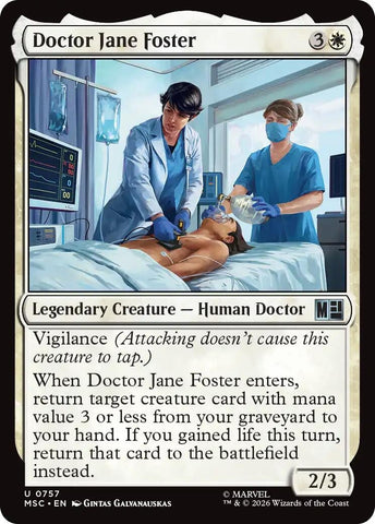 Image for Doctor Jane Foster (757) [Commander: Marvel Super Heroes] (MSC) - Magic: The Gathering
