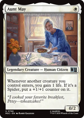 Image for Aunt May (768) [Commander: Marvel Super Heroes] (MSC) - Magic: The Gathering