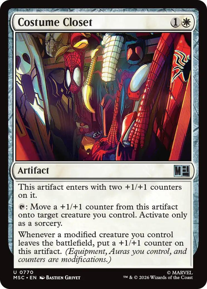 Image for Costume Closet (770) [Commander: Marvel Super Heroes] (MSC) - Magic: The Gathering