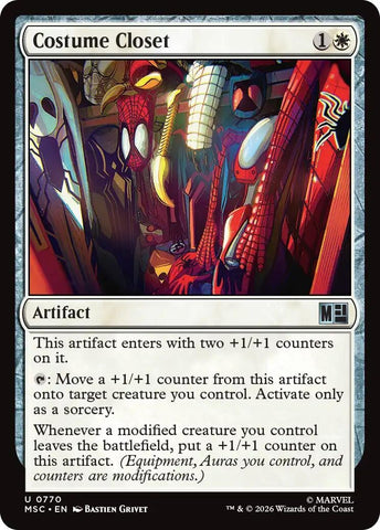 Image for Costume Closet (770) [Commander: Marvel Super Heroes] (MSC) - Magic: The Gathering